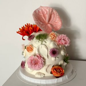 flower dome cake
